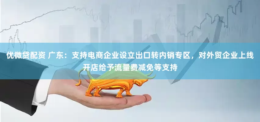 优微贷配资 广东：支持电商企业设立出口转内销专区，对外贸企业上线开店给予流量费减免等支持
